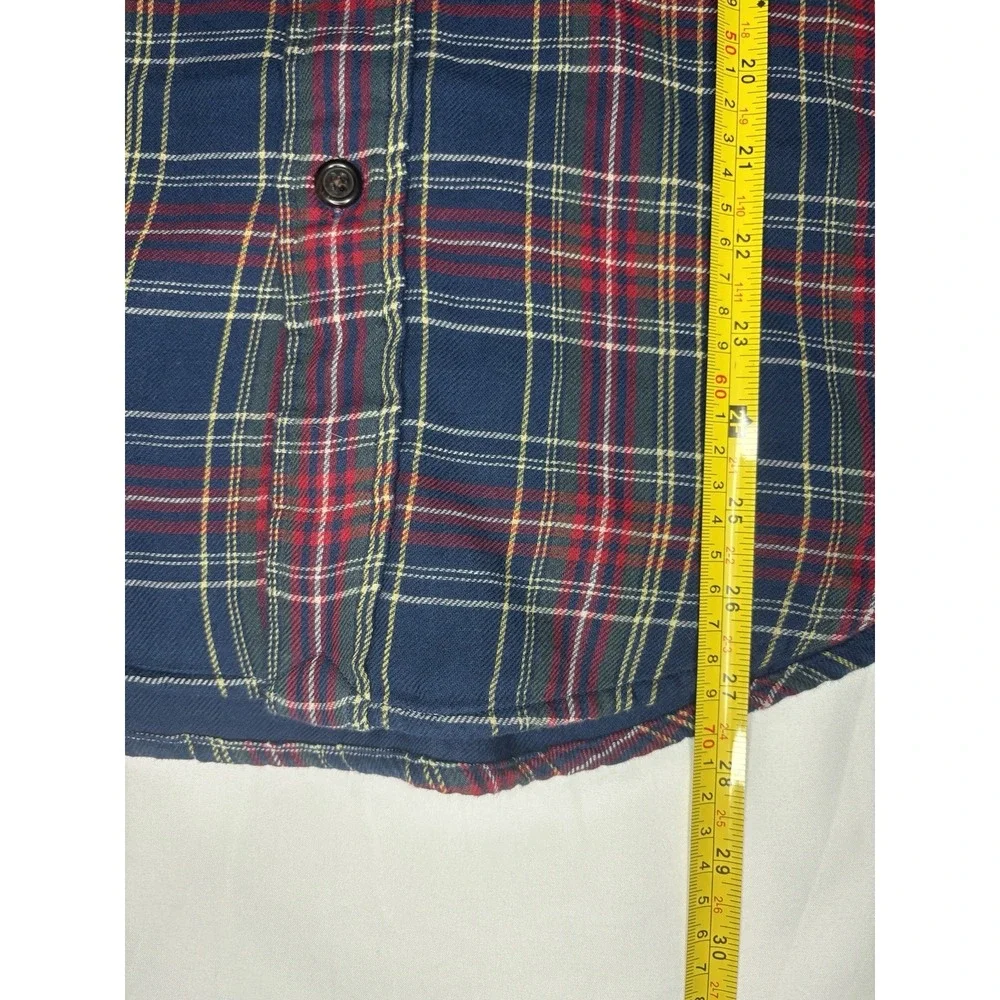 Polo Ralph Lauren Shirt Small Plaid Button Up Flannel Workshirt Pockets NWT $138
